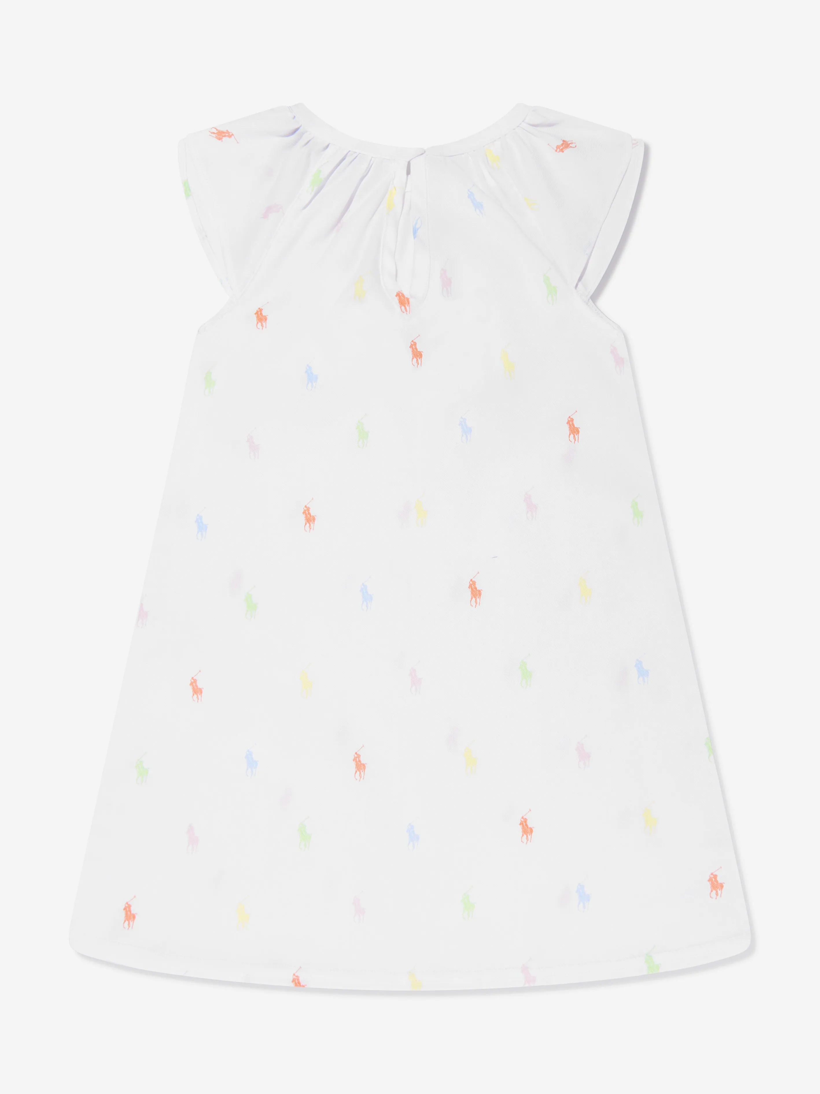 Ralph Lauren Girls Logo Nightdress in White