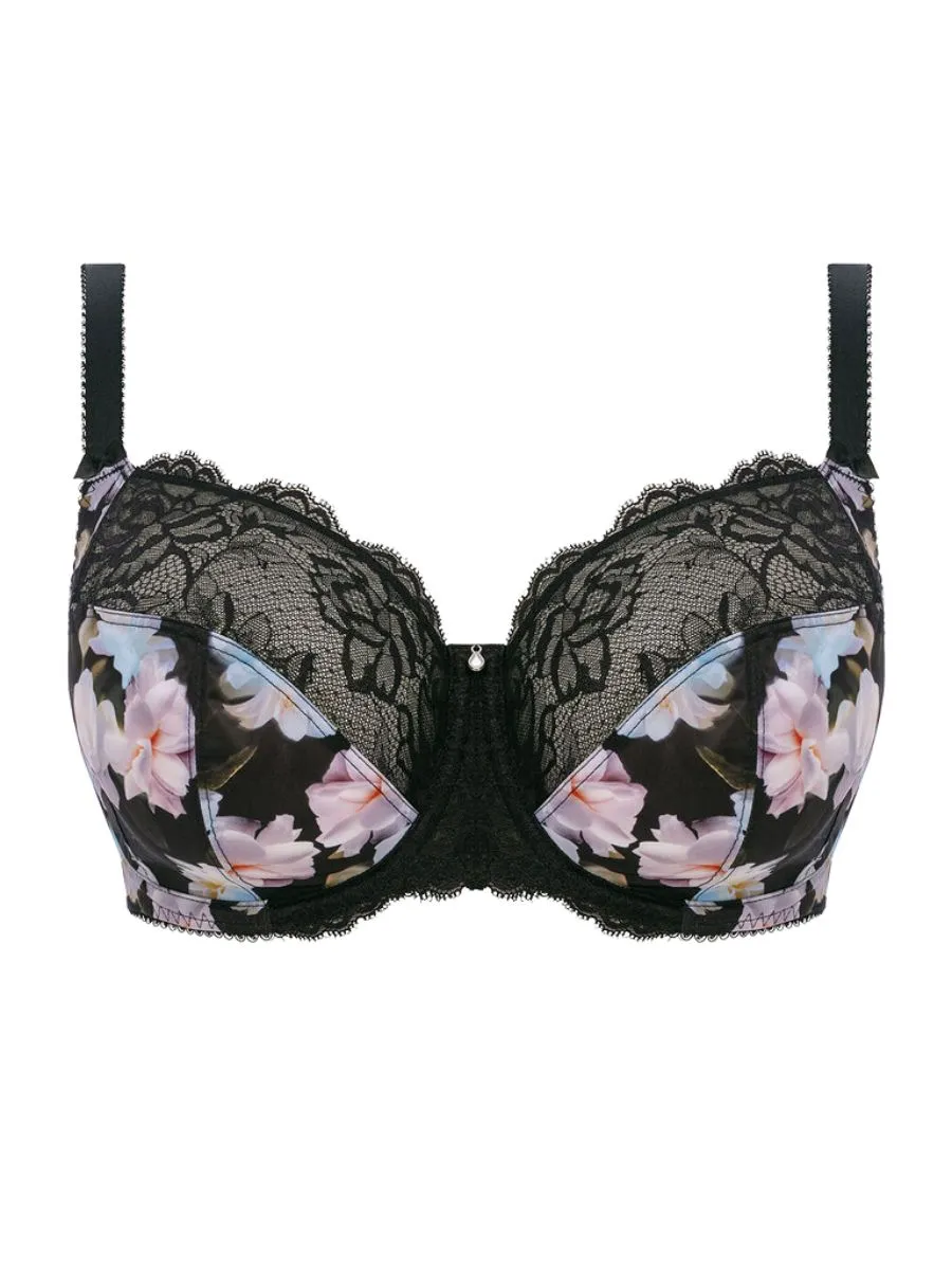 Rhiannon Side Support Bra - Midnight Rose