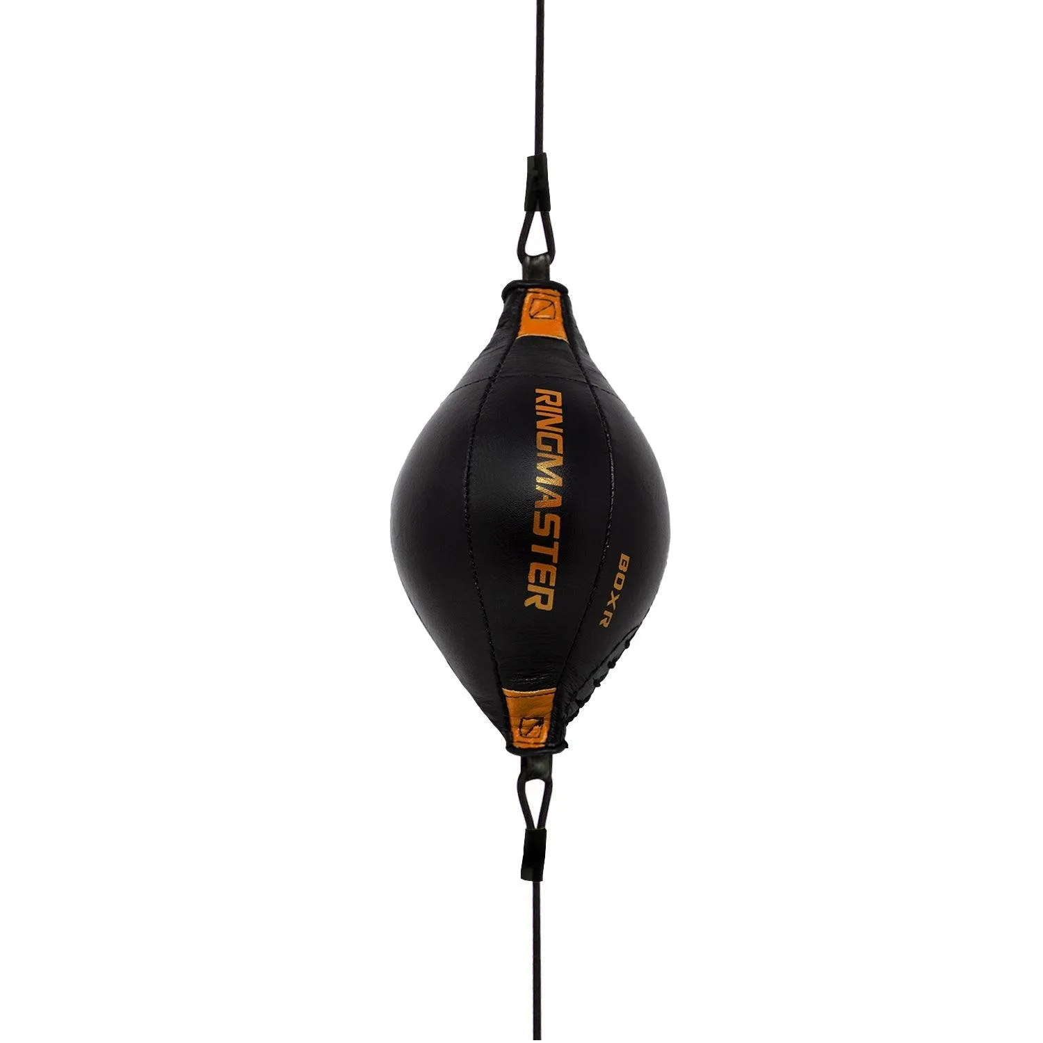 RingMaster Sports Double End Diamond Speed Ball BoxR Series Synthetic Leather Gold/Black