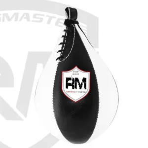 RingMaster Sports Speed Ball Genuine Leather White/Black