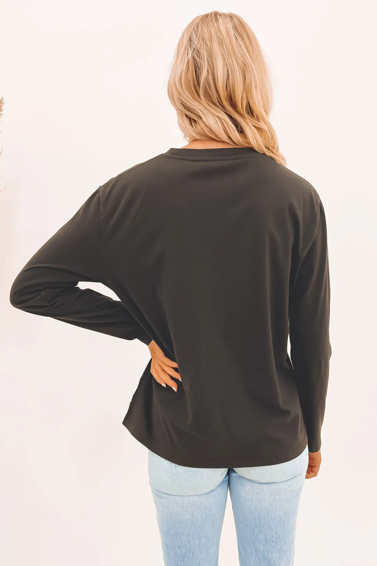 Rusty Movement Easy Fit Tee Charcoal