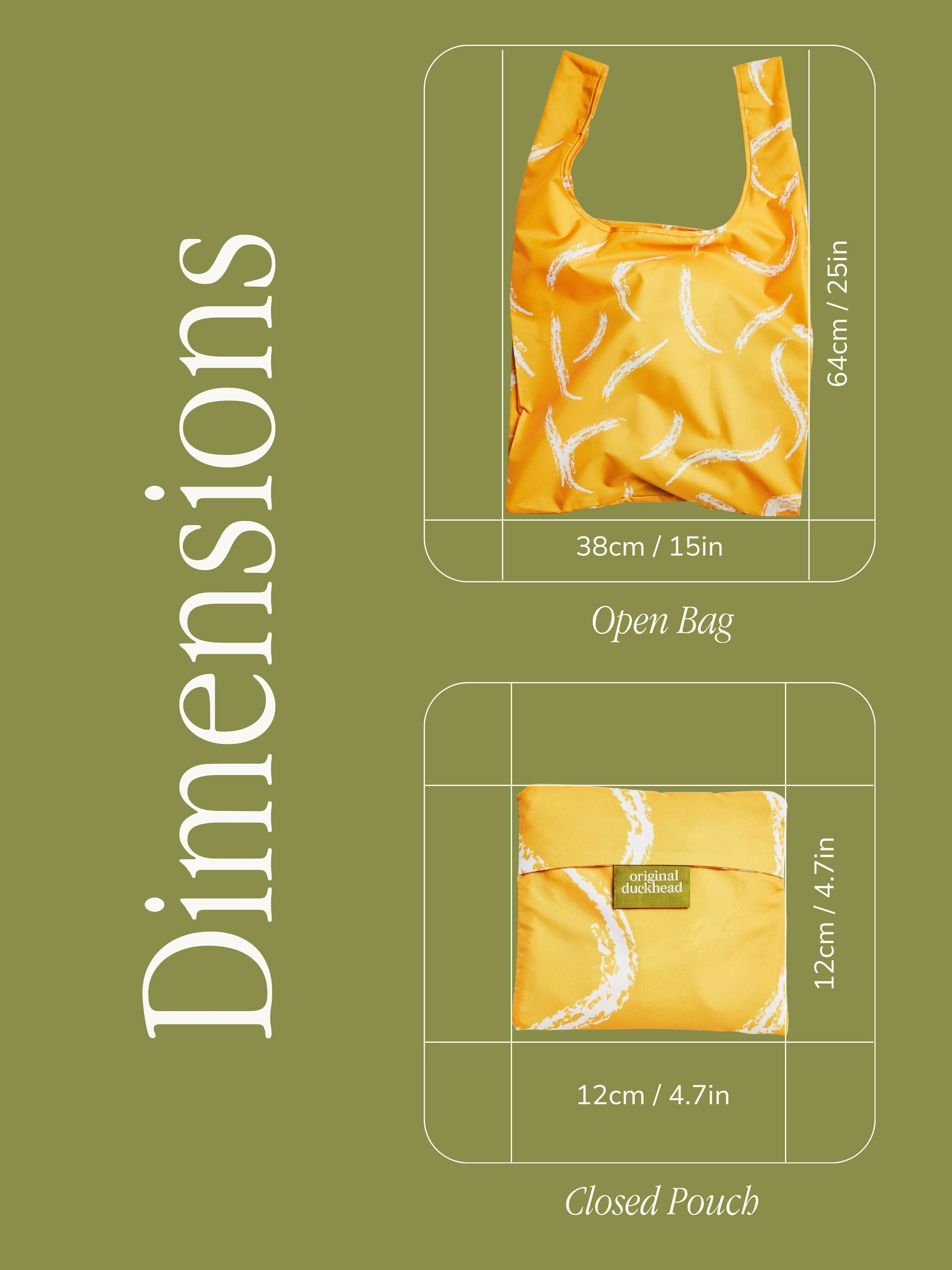 Saffron Brush Reusable Bag