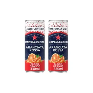 San Pellegrino Aranciata Rossa Blood Orange 330ml (Imported) – Pack of 2