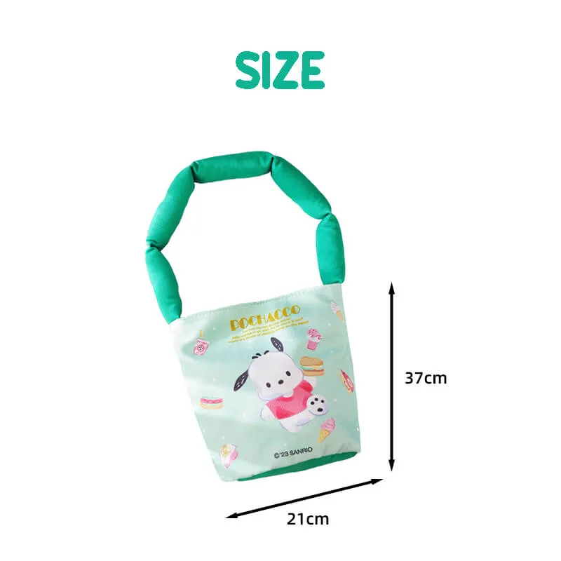 Sanrio Canvas Bucket Bag With Cotton Filled Strap