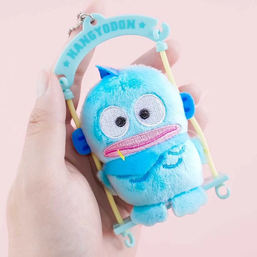 Sanrio Characters Swing Plushie Charm - Hangyodon