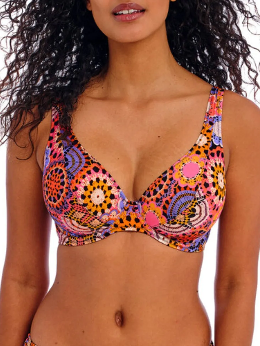 Santiago Nights High Apex Bikini Top - Multi