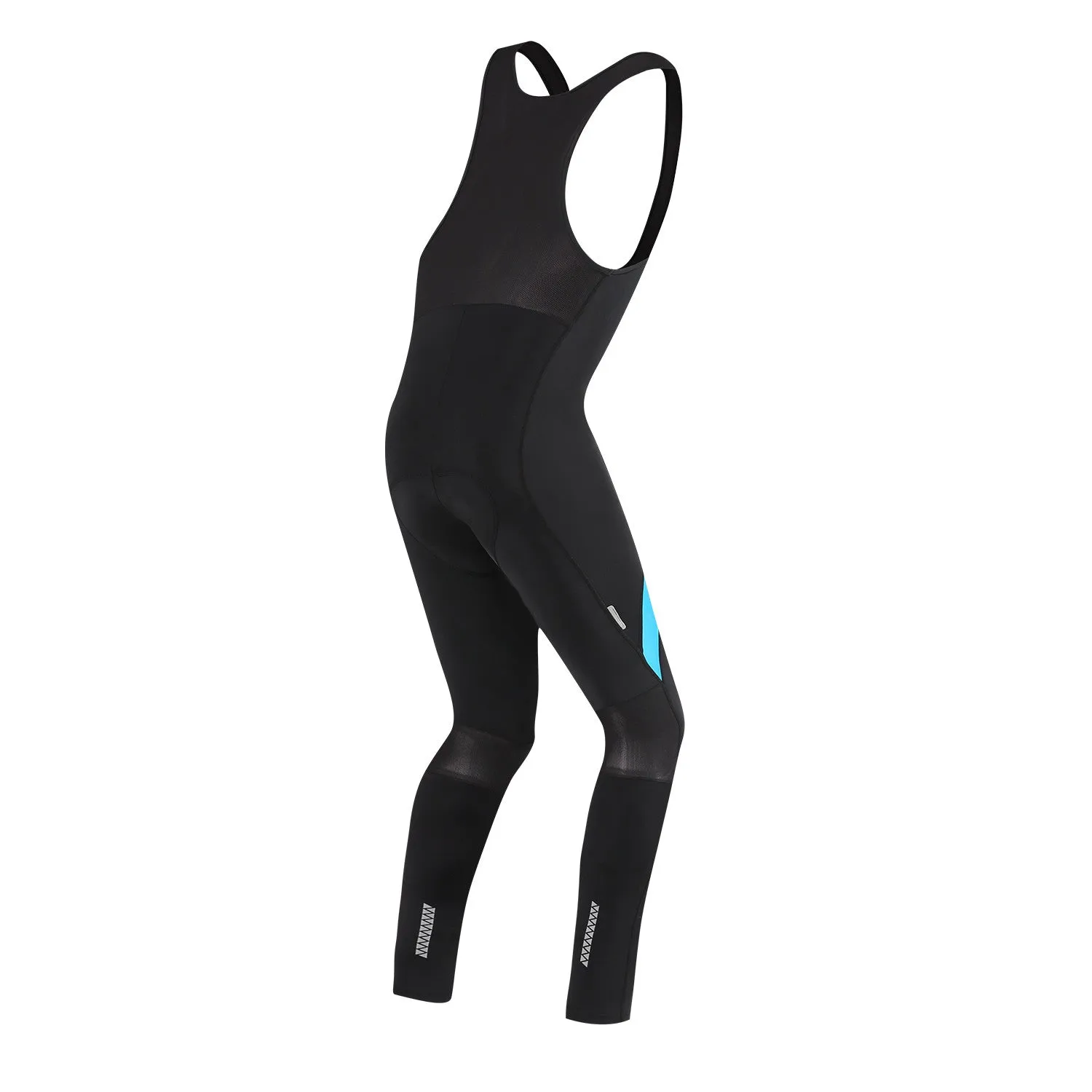 Santic Travel Blue Men Padded Bib Long Pants