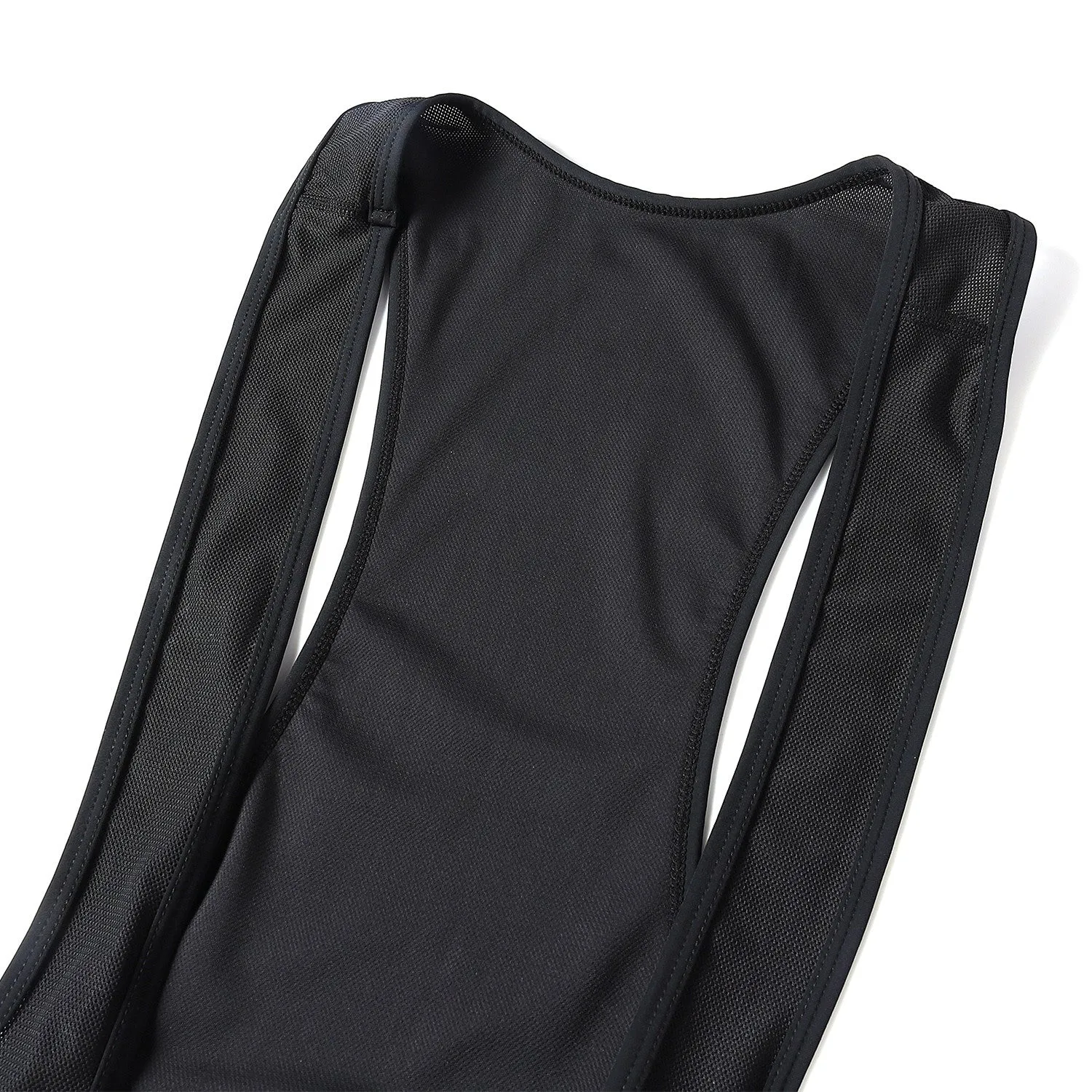 Santic Travel Blue Men Padded Bib Long Pants