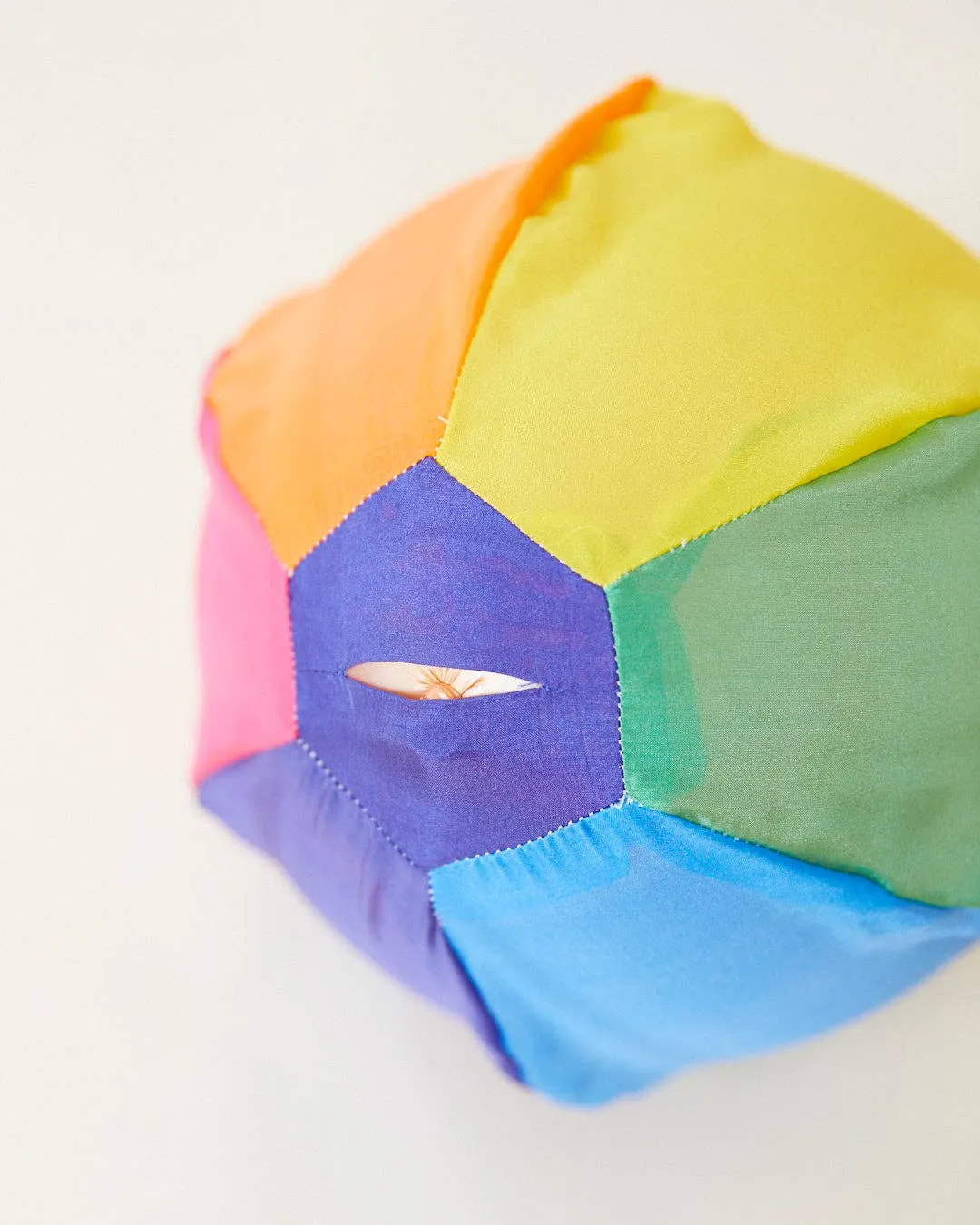 Sarah’s Silks - Rainbow Balloon Ball - 100% silk balloon cover