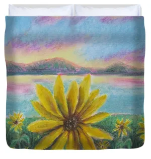 Setting Sunflower - Duvet Cover