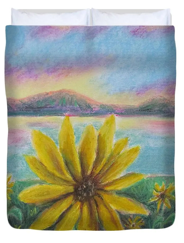 Setting Sunflower - Duvet Cover