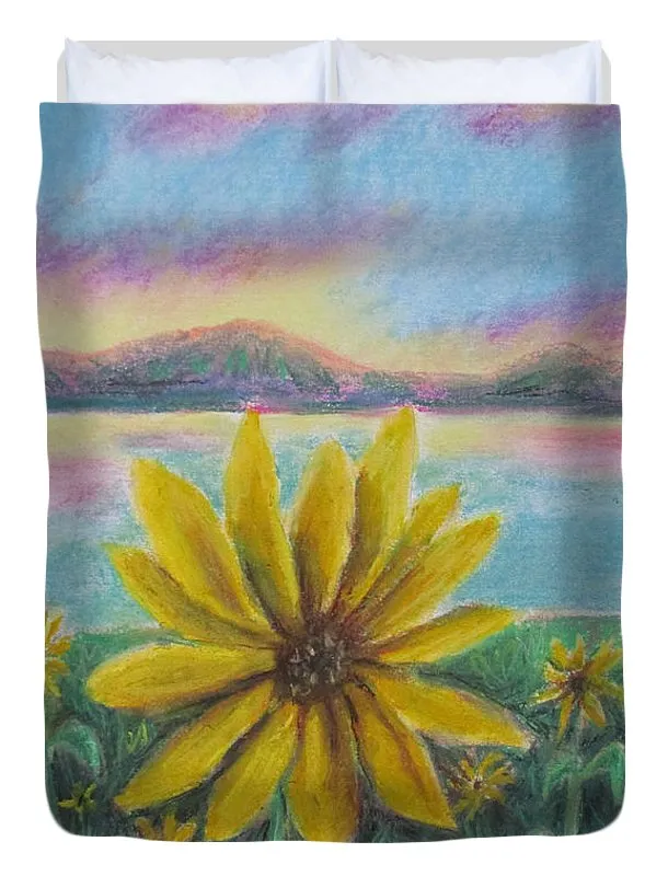Setting Sunflower - Duvet Cover