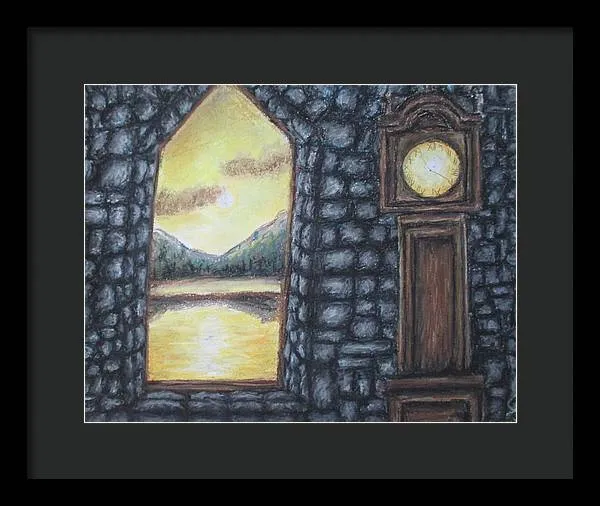 Setting Time Chime - Framed Print