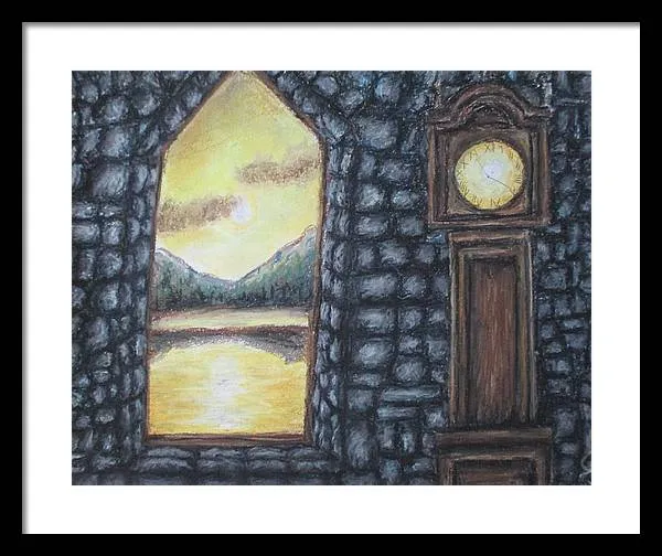Setting Time Chime - Framed Print