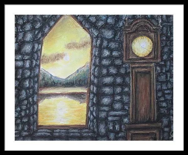 Setting Time Chime - Framed Print