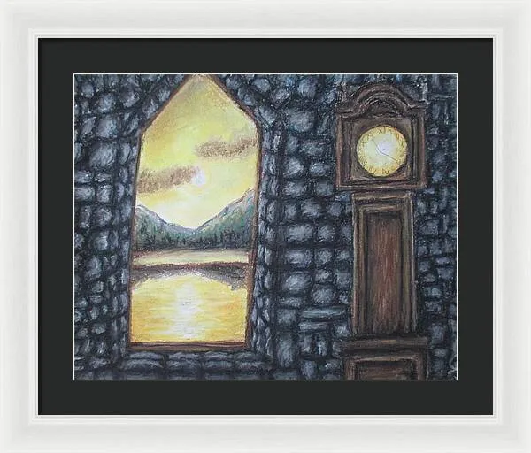 Setting Time Chime - Framed Print
