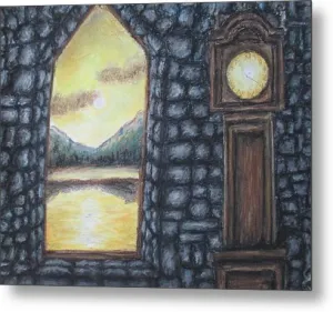 Setting Time Chime - Metal Print