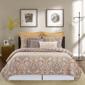 Shay Damask Quilt Set