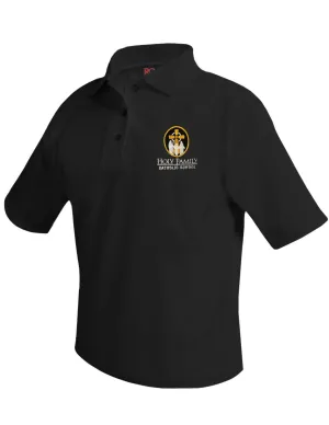 Short Sleeve Black Polo Shirt