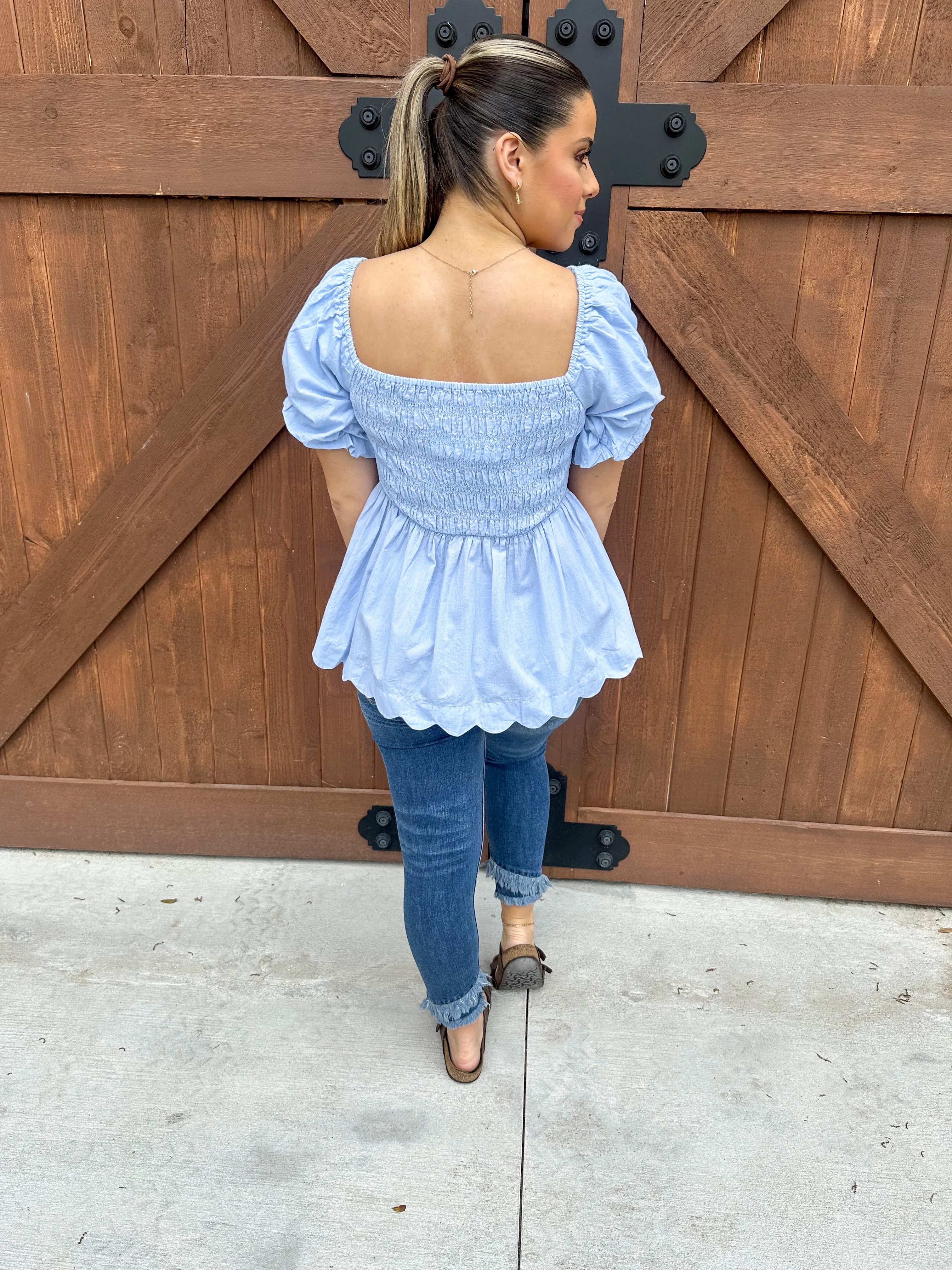 Simply Southern Sky Blouse
