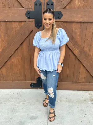 Simply Southern Sky Blouse