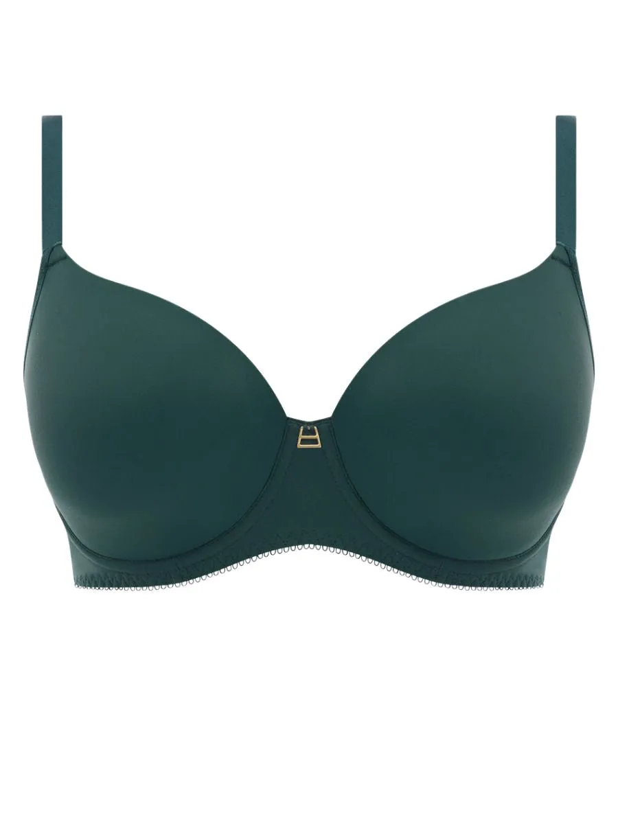 Snapshot Demi Plunge Moulded Bra - Deep Emerald