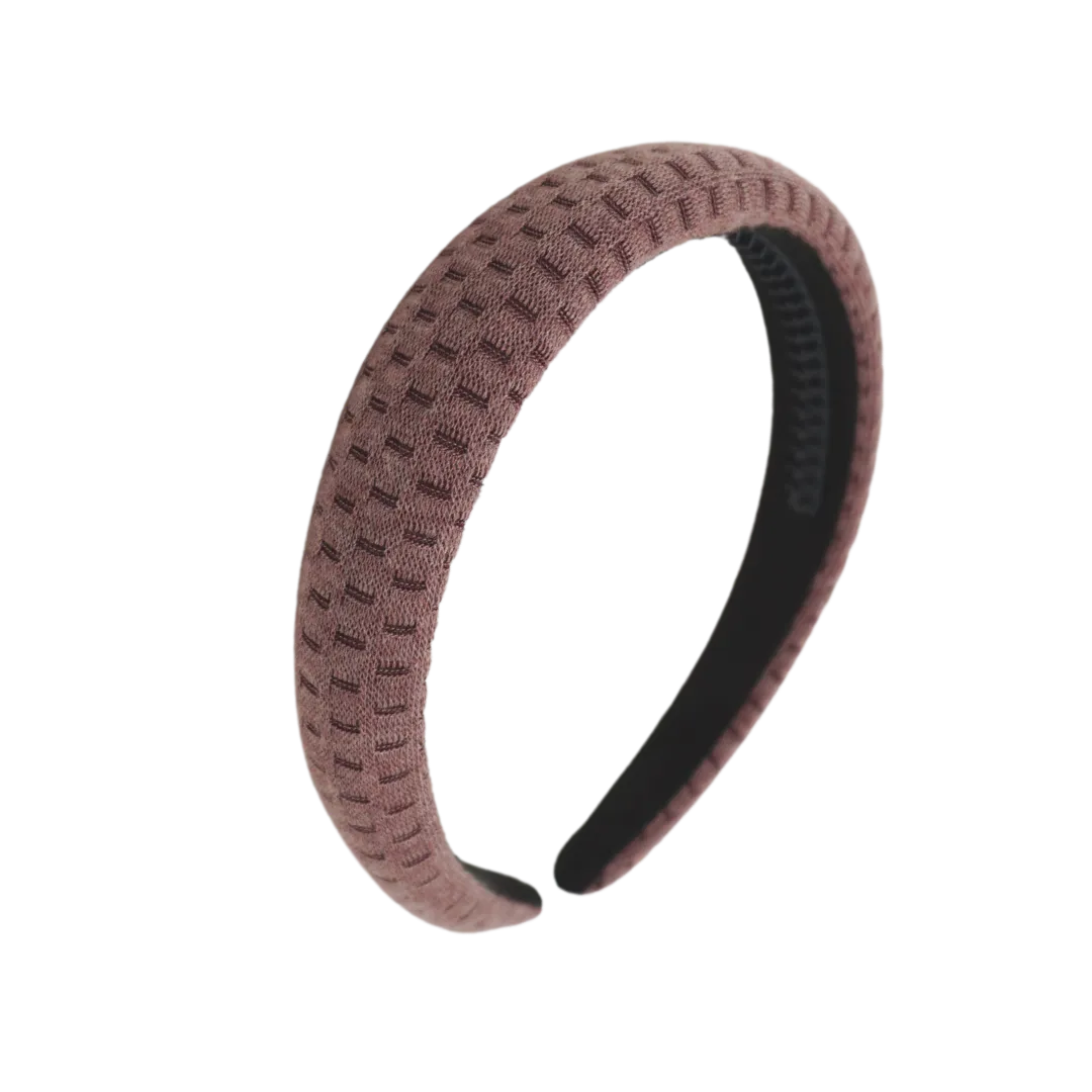 Soft Textured Knit Classic Padded Headband