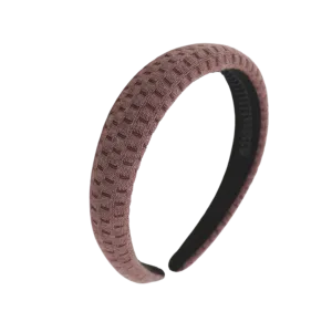 Soft Textured Knit Classic Padded Headband