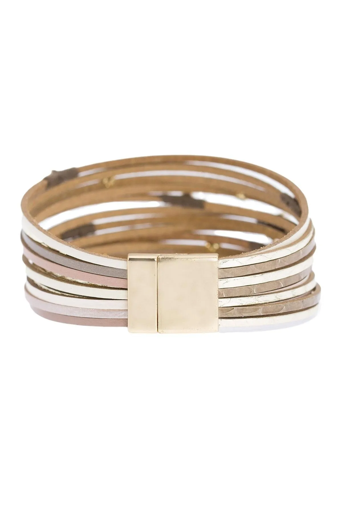Sparkling Champagne Stack Bracelet