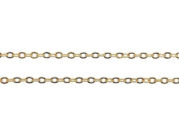 Sparkling Delicate Rolo Chain