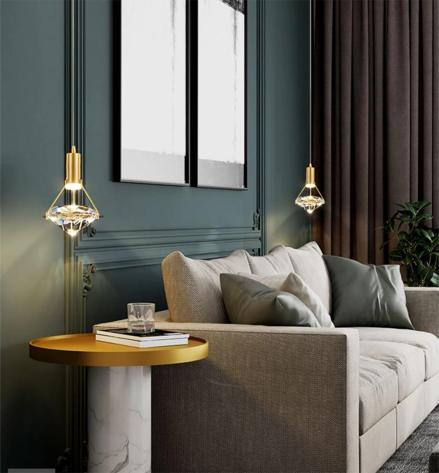 Sparkling Diamond Chandelier