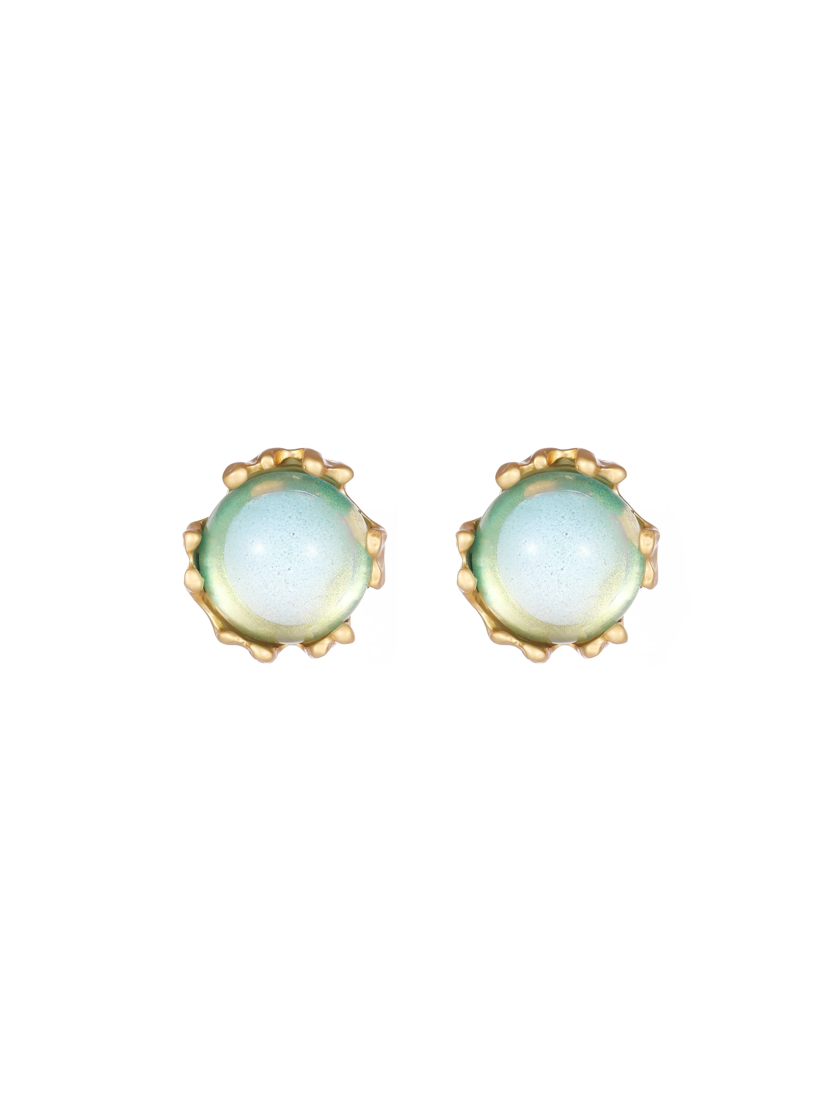 Sparkling Rhinestone Metal Earrings