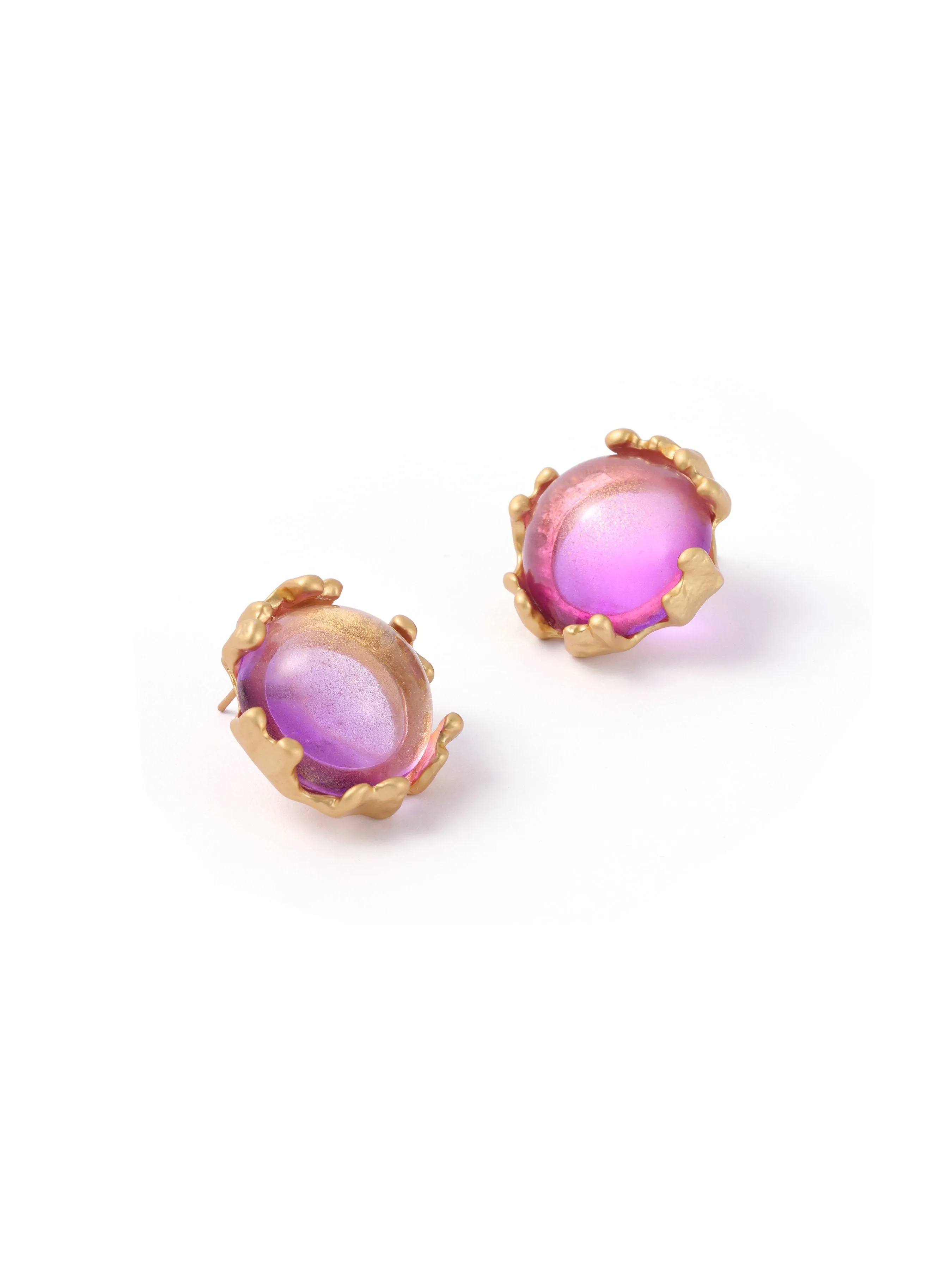 Sparkling Rhinestone Metal Earrings