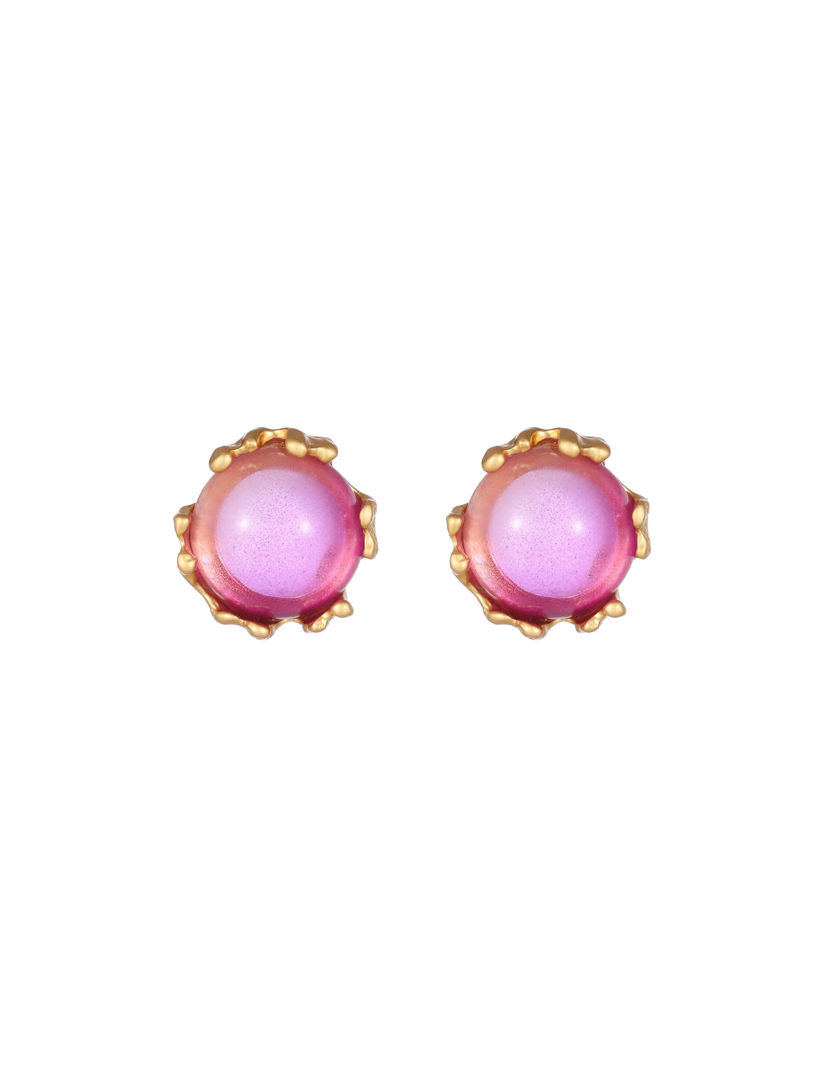 Sparkling Rhinestone Metal Earrings
