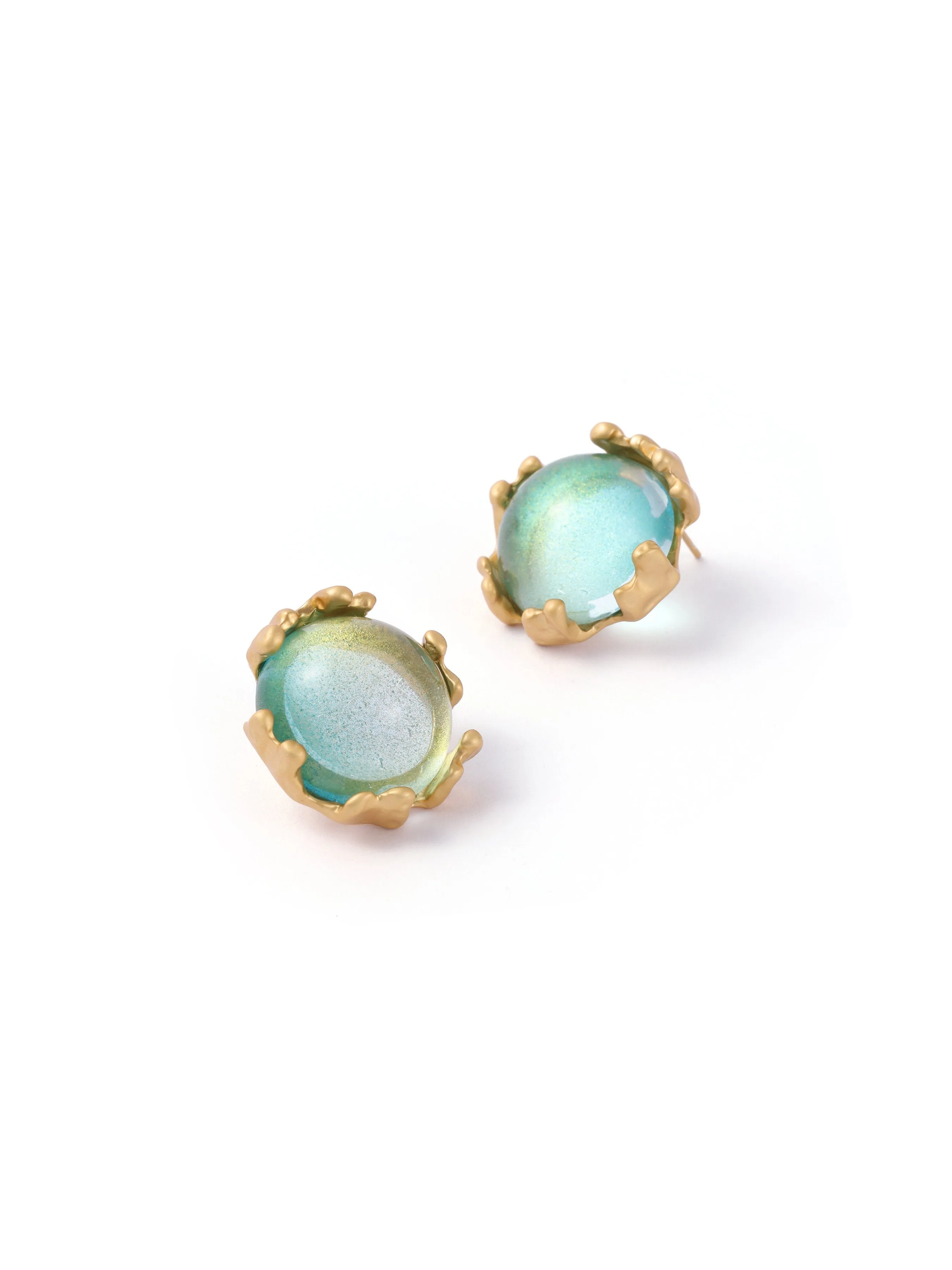 Sparkling Rhinestone Metal Earrings