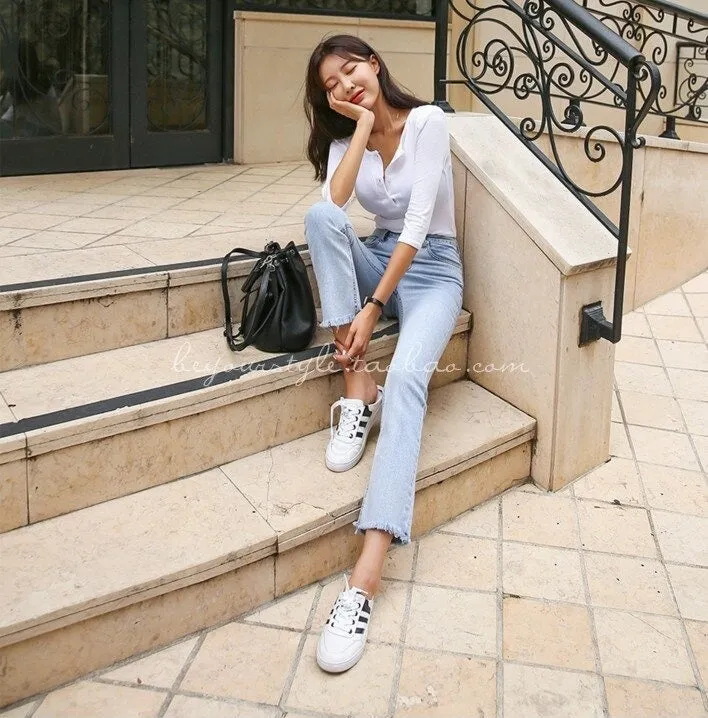 Spring Vintage Cotton Oversize Long Sleeve Blouse