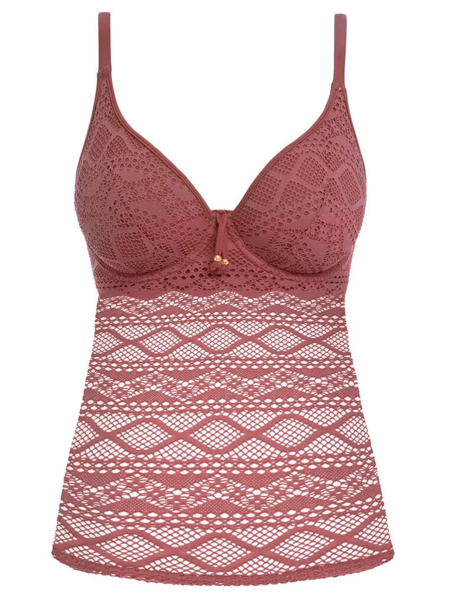 Sundance Tankini Top - Nutmeg