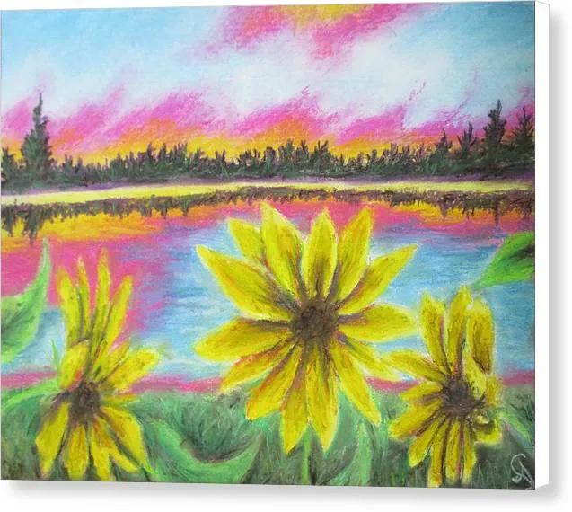 Sunflower Confessions ~ Canvas Print
