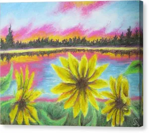 Sunflower Confessions ~ Canvas Print
