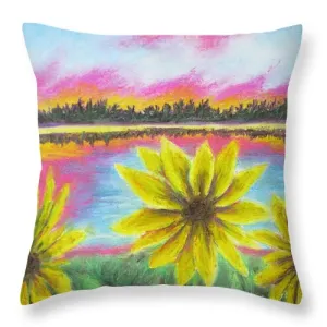 Sunflower Confessions ~ Throw Pillow