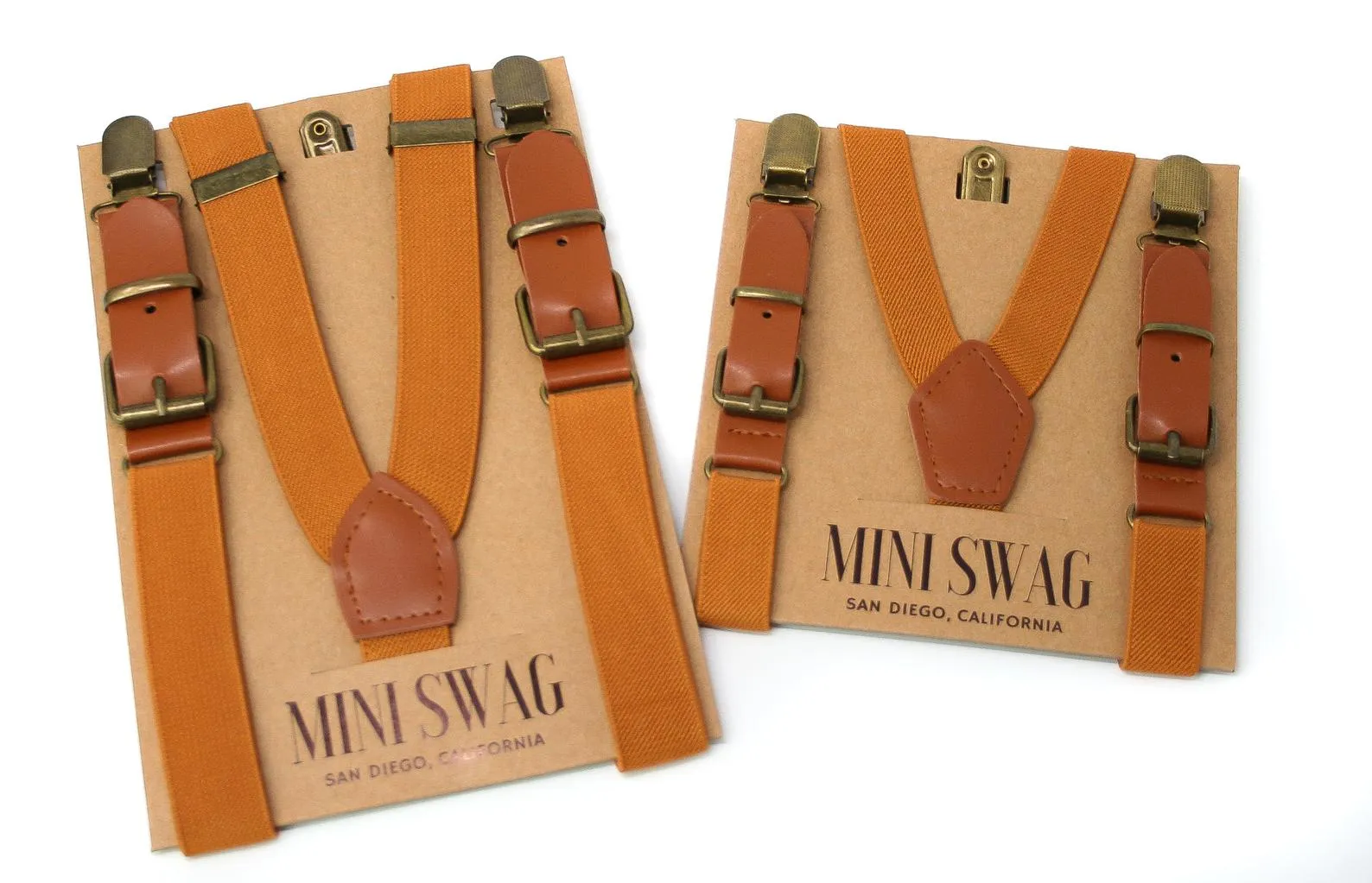 The Baby Leather Suspender - Various Colours