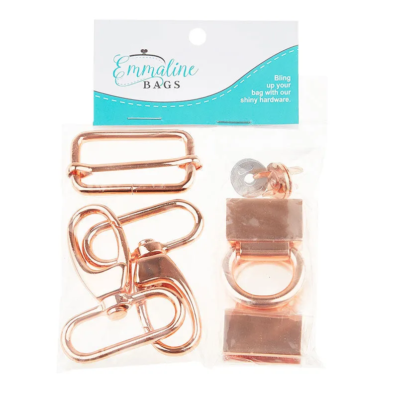 The Double Flip Shoulder Bag Hardware Kit - Copper