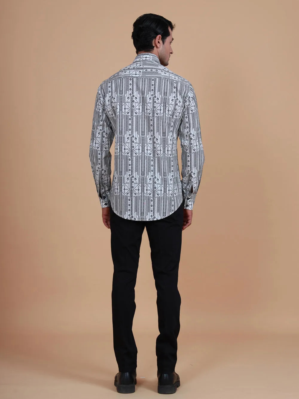 The Linear Geomtric Printed Shirt