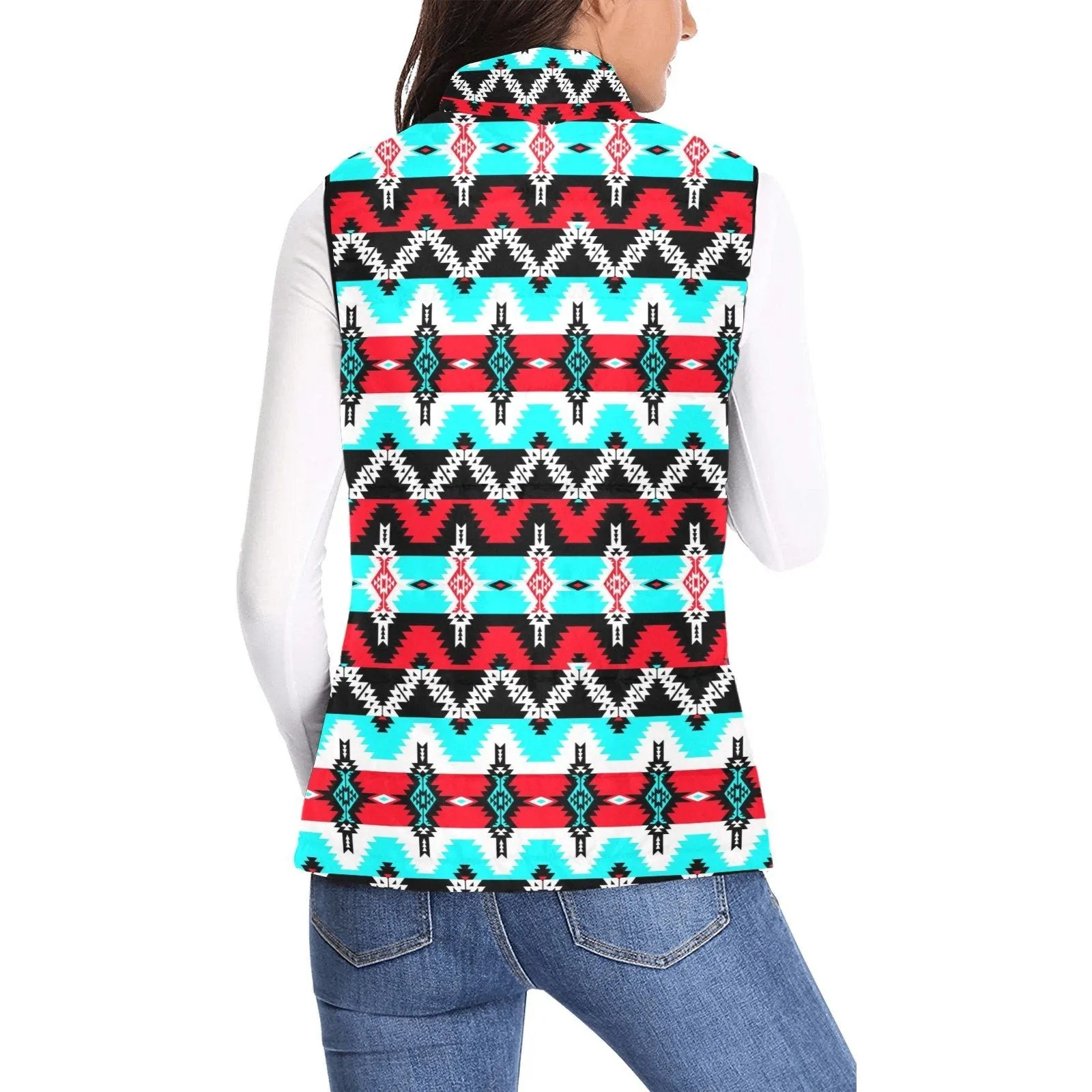 Two Spirit Dance Women's Padded Vest Jacket