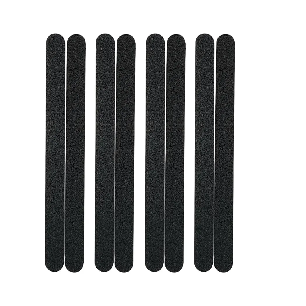 Ultimate Anti-Slip Grip: Self-Adhesive Safety Stickers - 8 Black Strips