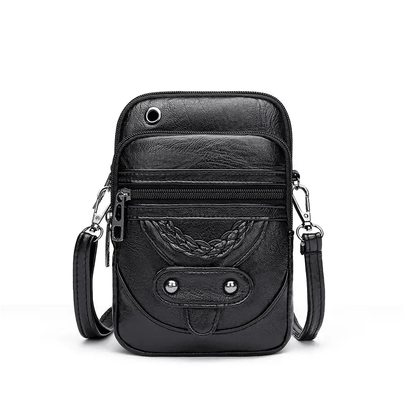 Vintage-Inspired Artisan Crossbody Bag