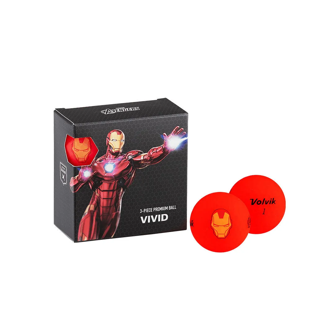 Volvik Marvel Hero 3.0 Golf Balls - 4 Pack