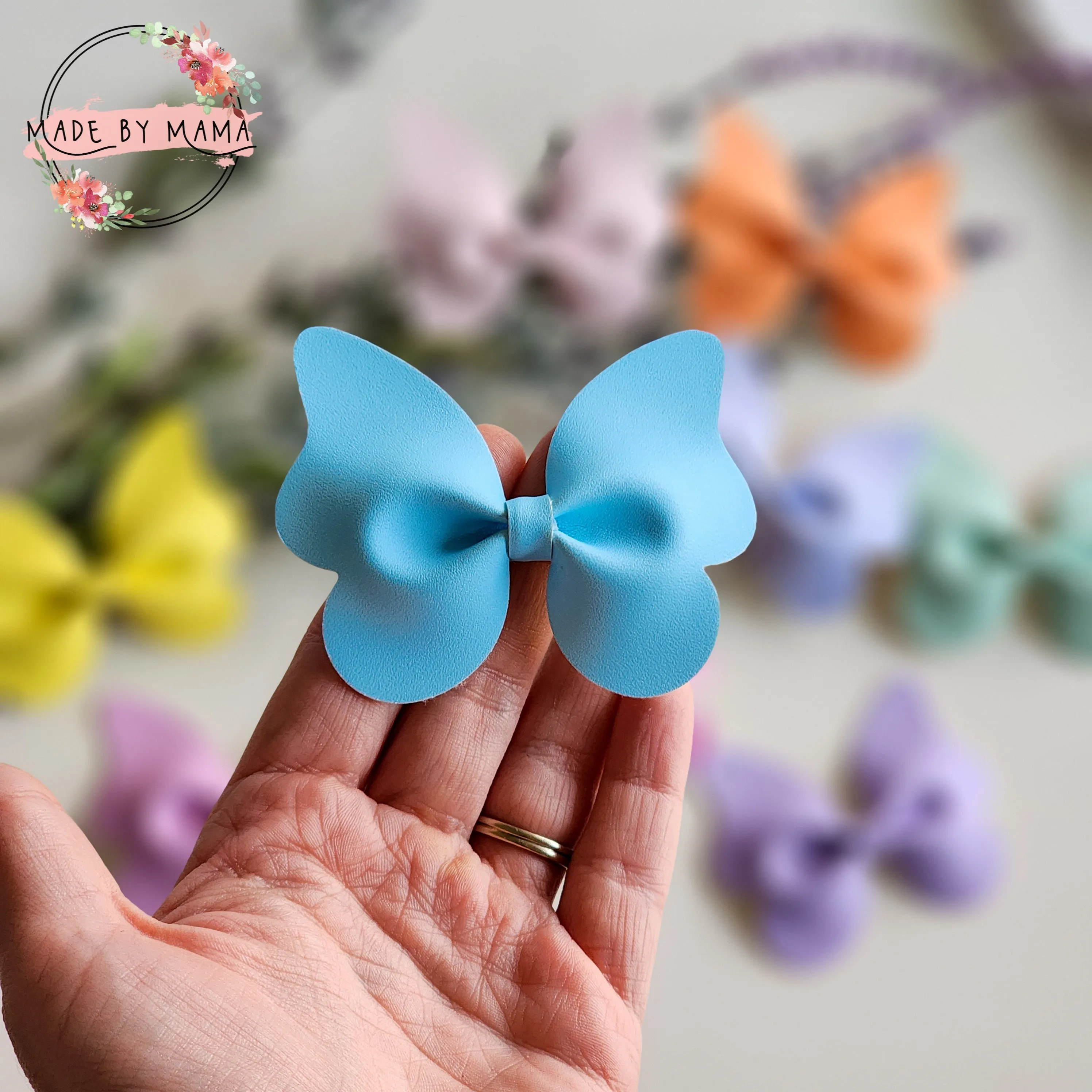 Warm Colored Butterfly Bows
