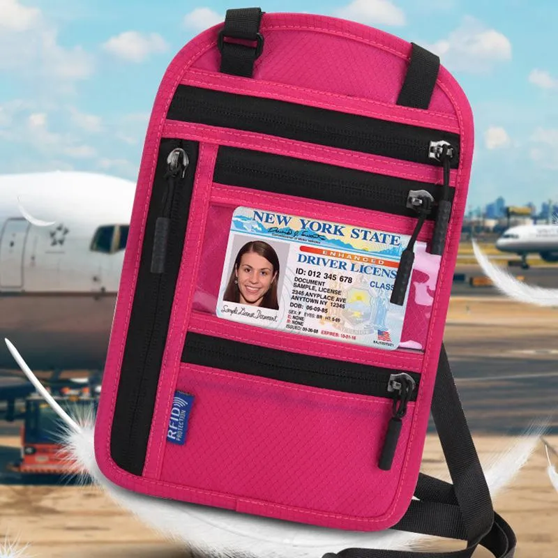 Waterproof RFID Blaocking Passport Holder Travel Bag