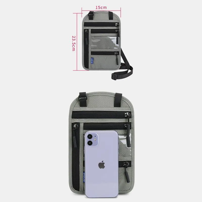 Waterproof RFID Blaocking Passport Holder Travel Bag